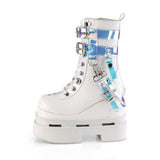 ETERNAL-115  White Vegan leather-Patent