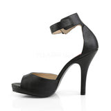 EVE-02  Black Faux Leather