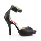 EVE-02  Black Faux Leather