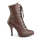 EVE-106  Brown Faux Leather