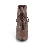 FAB-1005  Brown Faux Leather