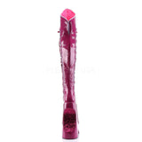 FABULOUS-3035  Hot Pink Crinkle Patent-Glitter