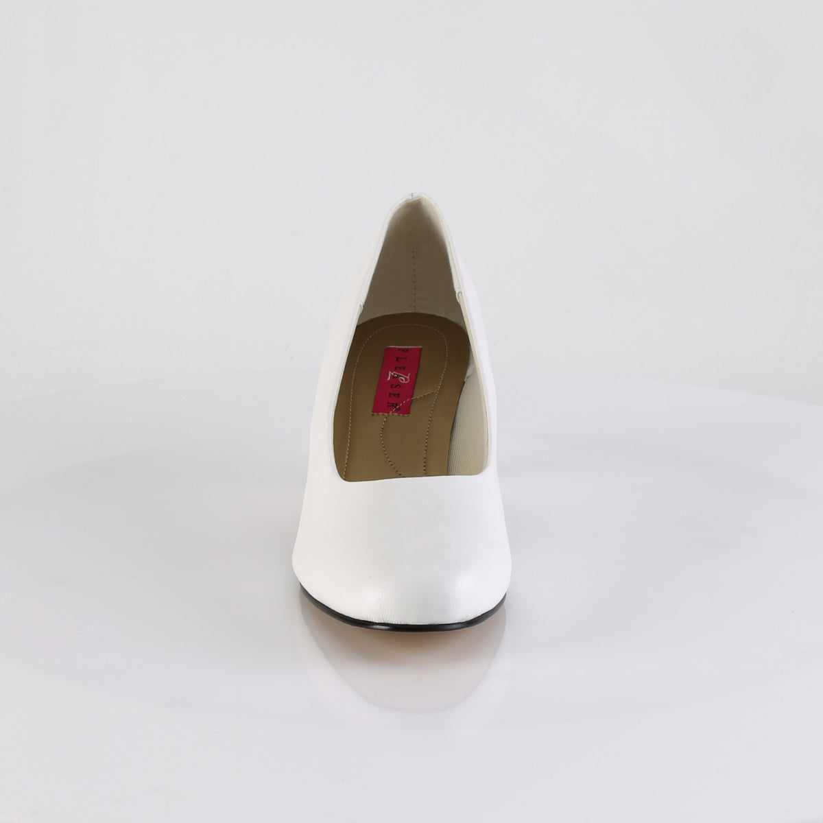 FEFE-01  White Faux Leather