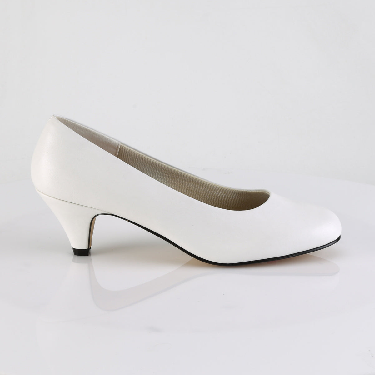 FEFE-01  White Faux Leather