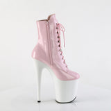 FLAMINGO-1020  Baby Pink Patent/White