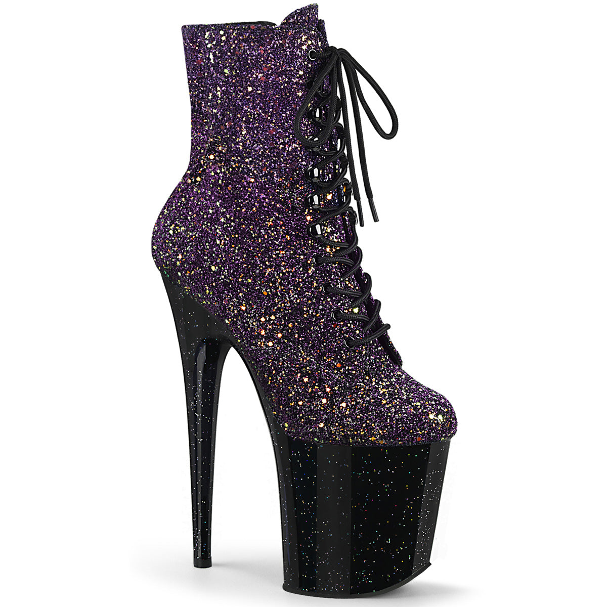 FLAMINGO-1020OMBG  Purple Multi Glitter/Black
