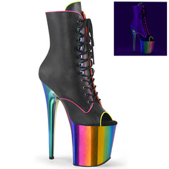 FLAMINGO-1021RC-02  Black Patent/Rainbow Chrome