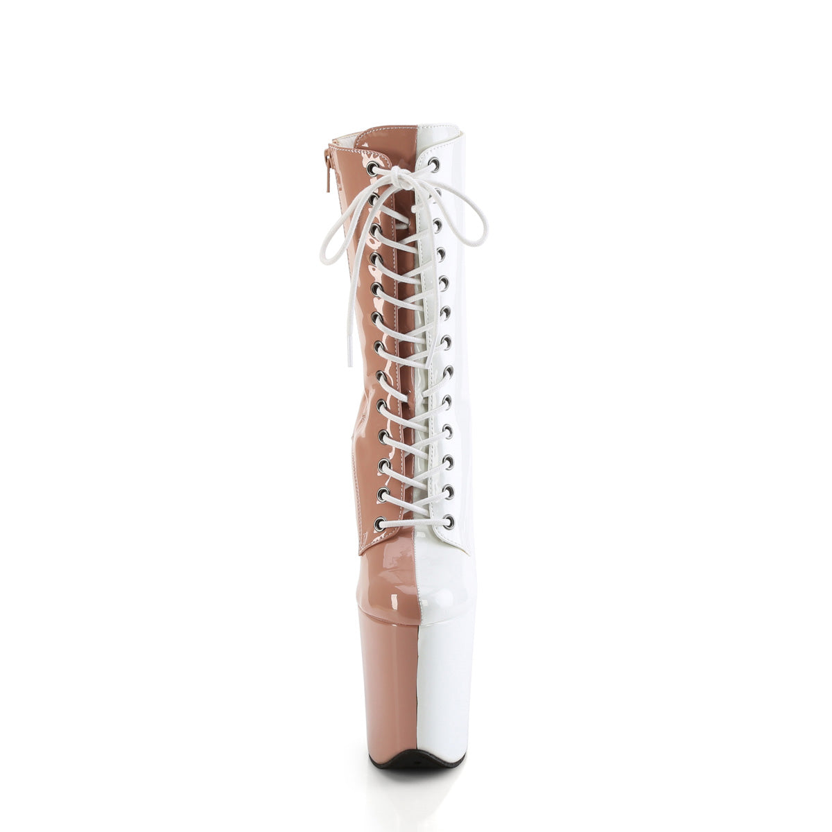 FLAMINGO-1040TT  Blush-White Patent/Blush-White