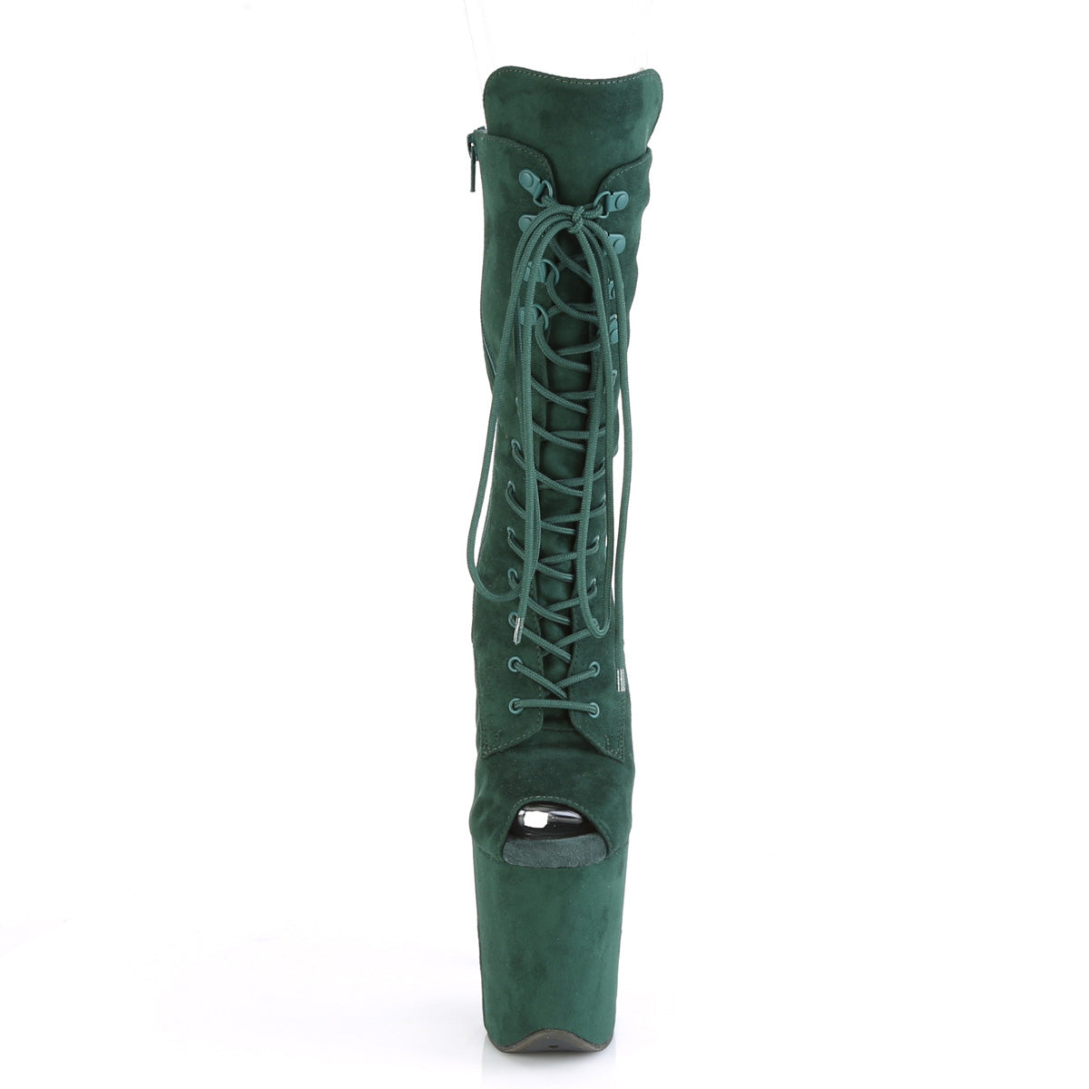 FLAMINGO-1051FS  Emerald Green Faux Suede/Emerald Green Faux Suede