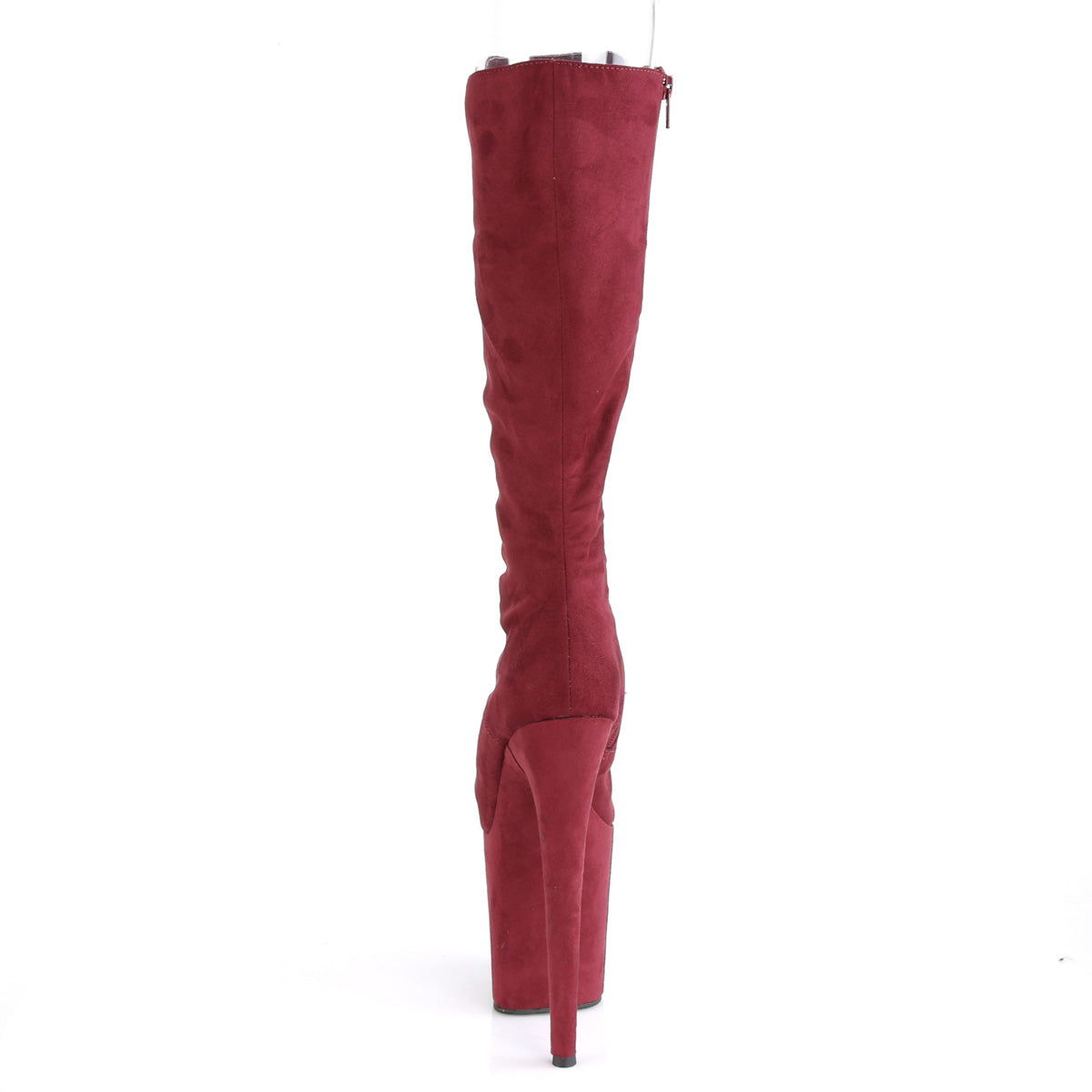 FLAMINGO-2051FS  Burgundy Faux Suede/Burgundy Suede