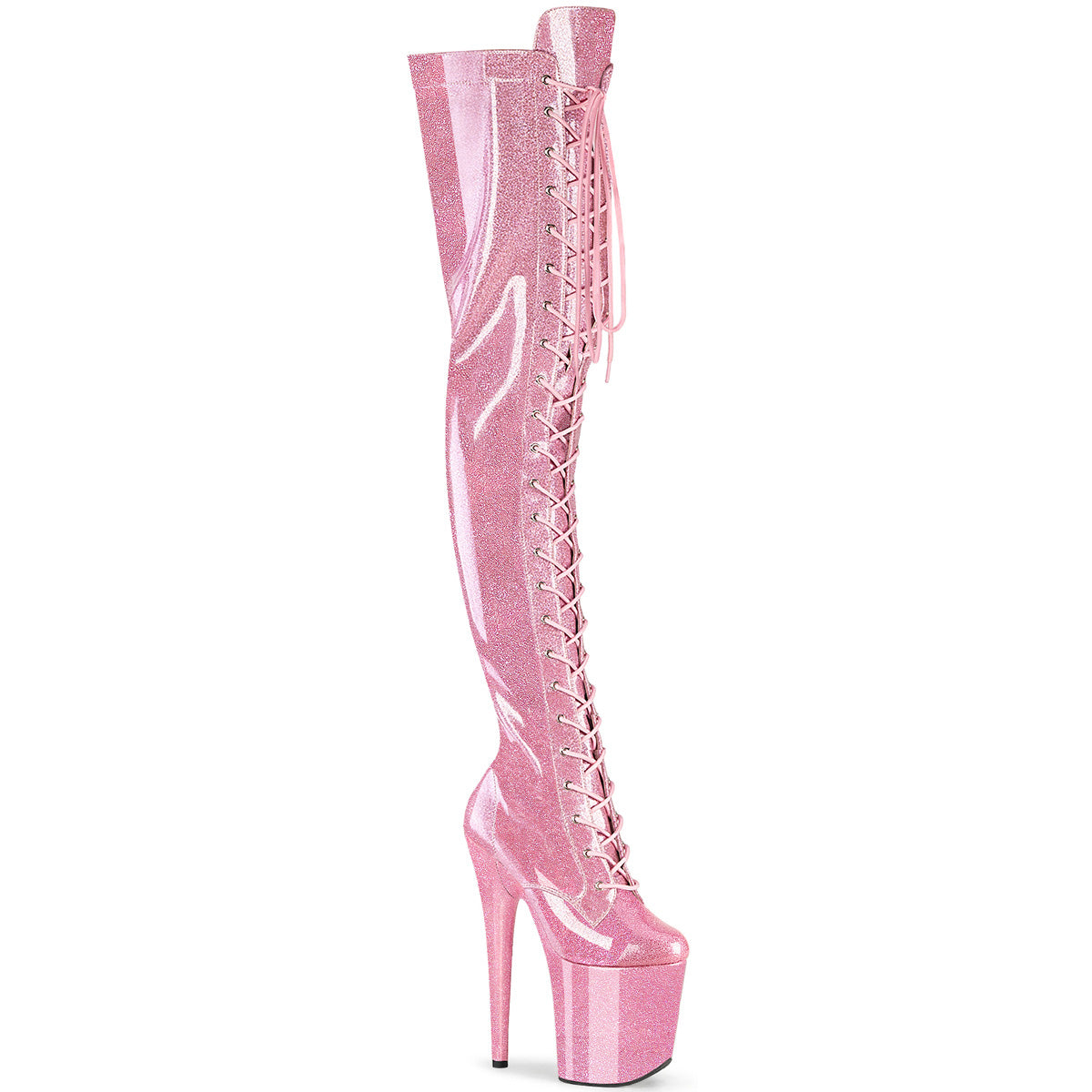 FLAMINGO-3020GP  Baby Pink Glitter Patent/M