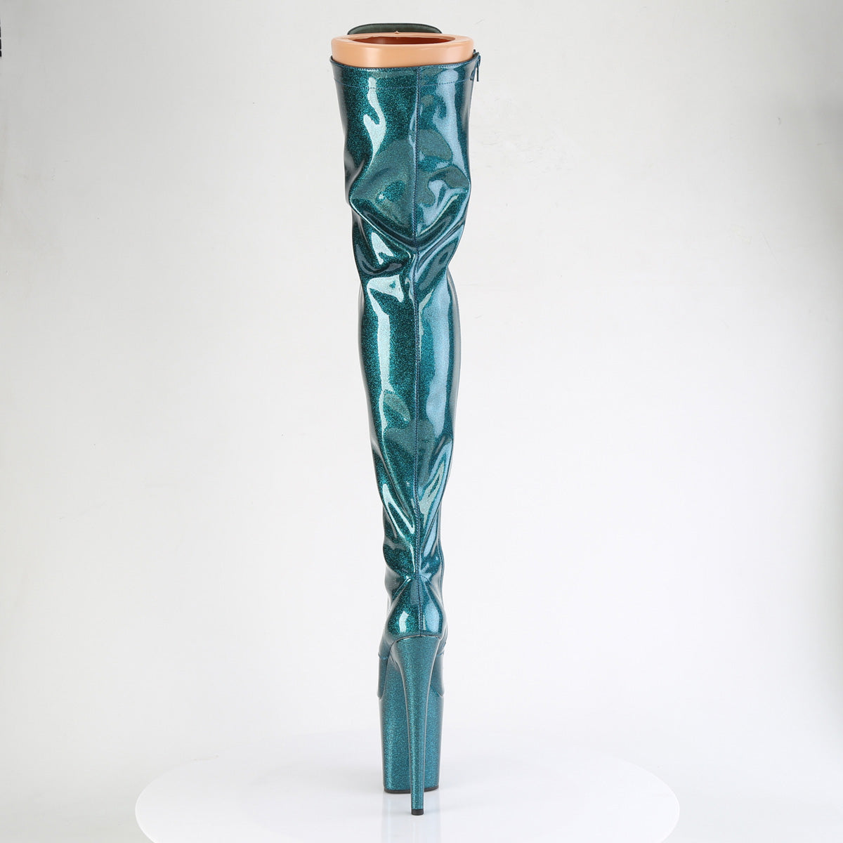 FLAMINGO-3020GP  Teal Glitter Patent/M