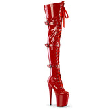 FLAMINGO-3028  Red Stretch Patent/Red
