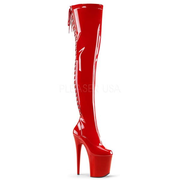 FLAMINGO-3063  Red Str Patent/Red
