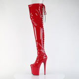 FLAMINGO-3850  Red Stretch Patent/Red