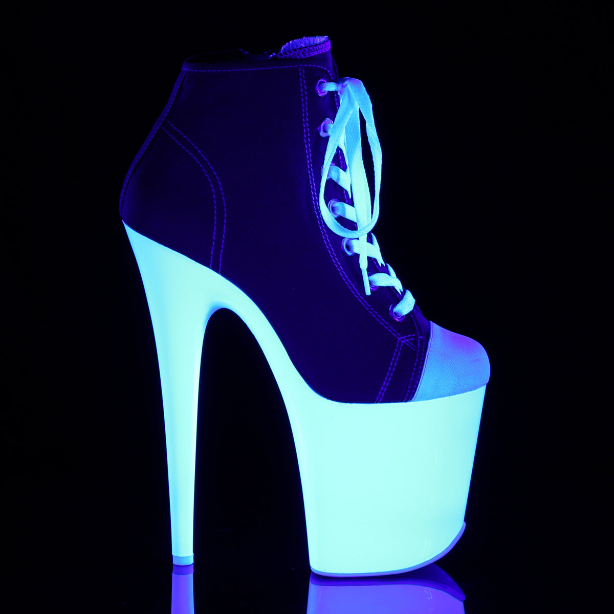 FLAMINGO-800SK-02  Red Canvas/Neon White