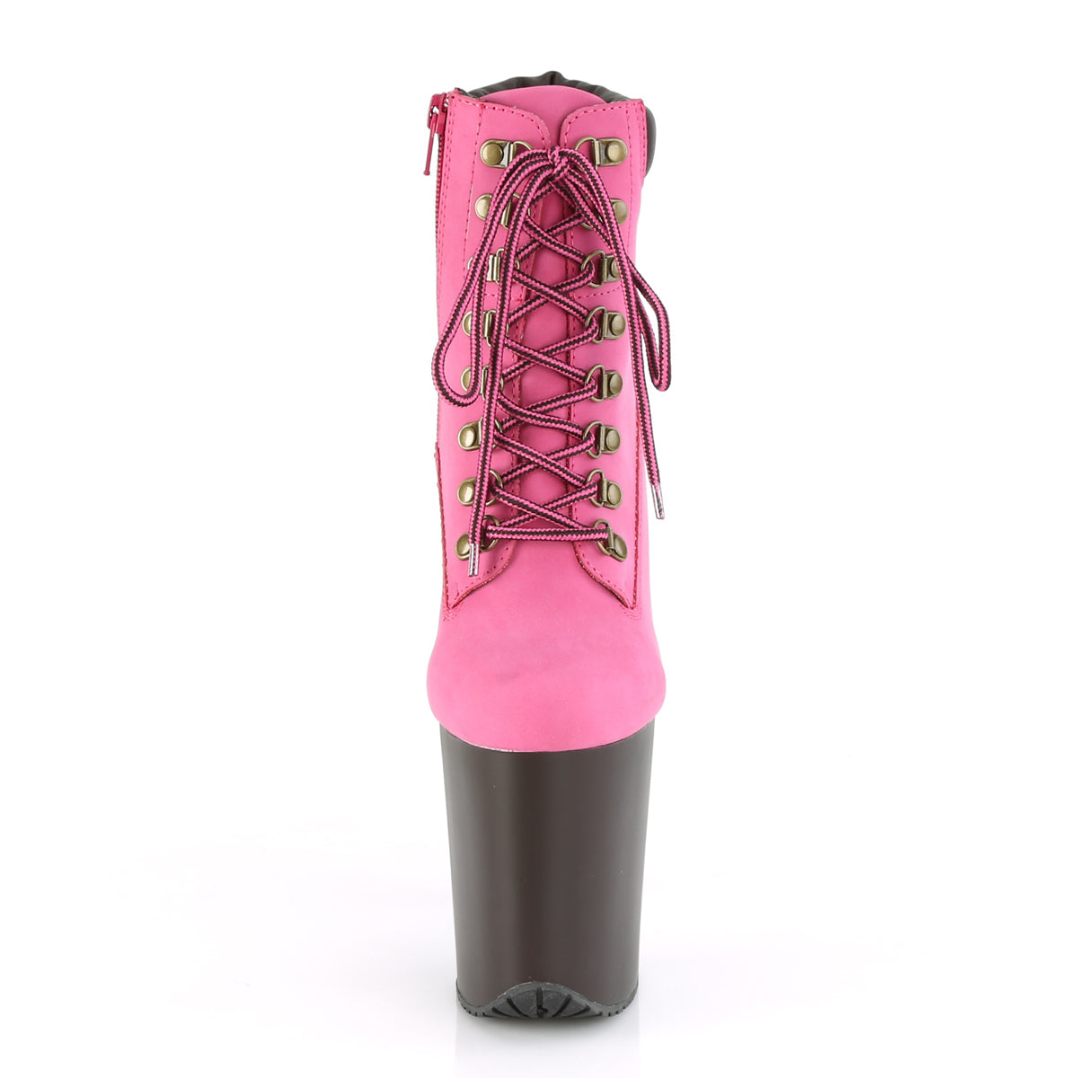 FLAMINGO-800TL-02  Hot Pink Nubuck Faux Leather