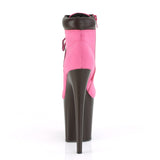 FLAMINGO-800TL-02  Hot Pink Nubuck Faux Leather