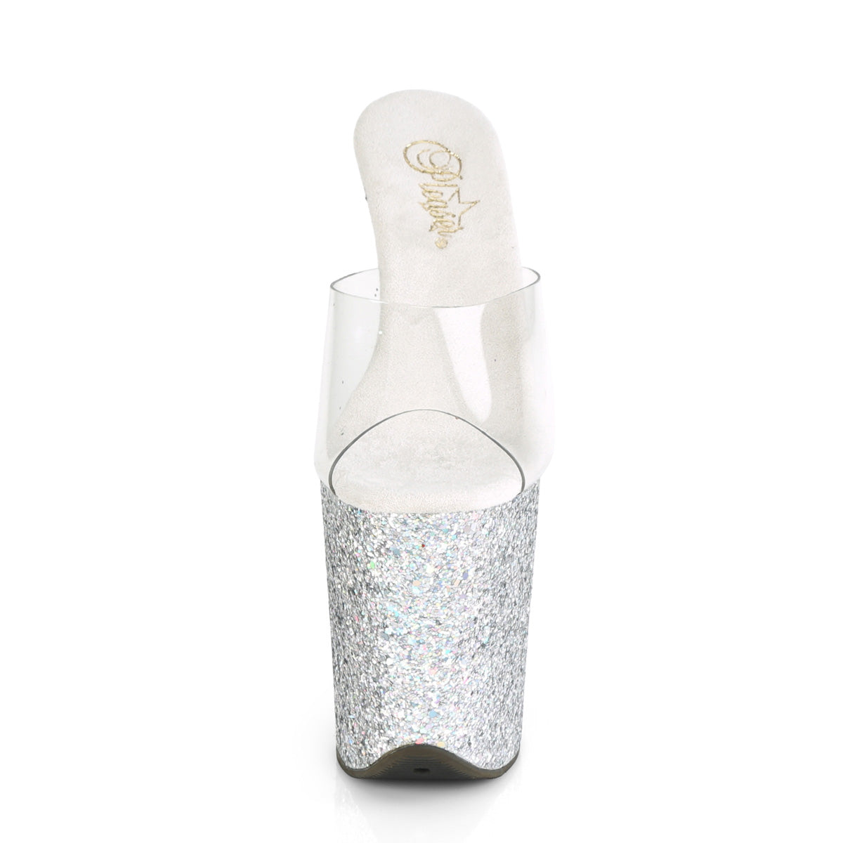 FLAMINGO-801LG  Clear/Silver Multi Glitter