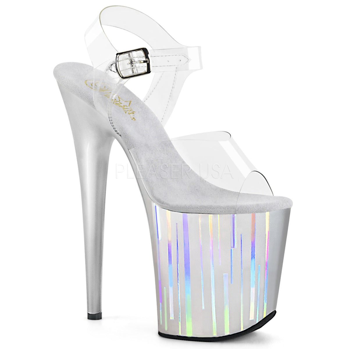 FLAMINGO-808HP-1  Clear/Silver-Silver Hologram