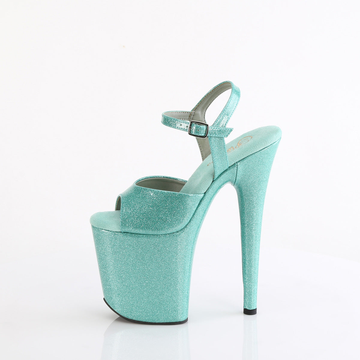 FLAMINGO-809GP  Aqua Glitter Patent/M