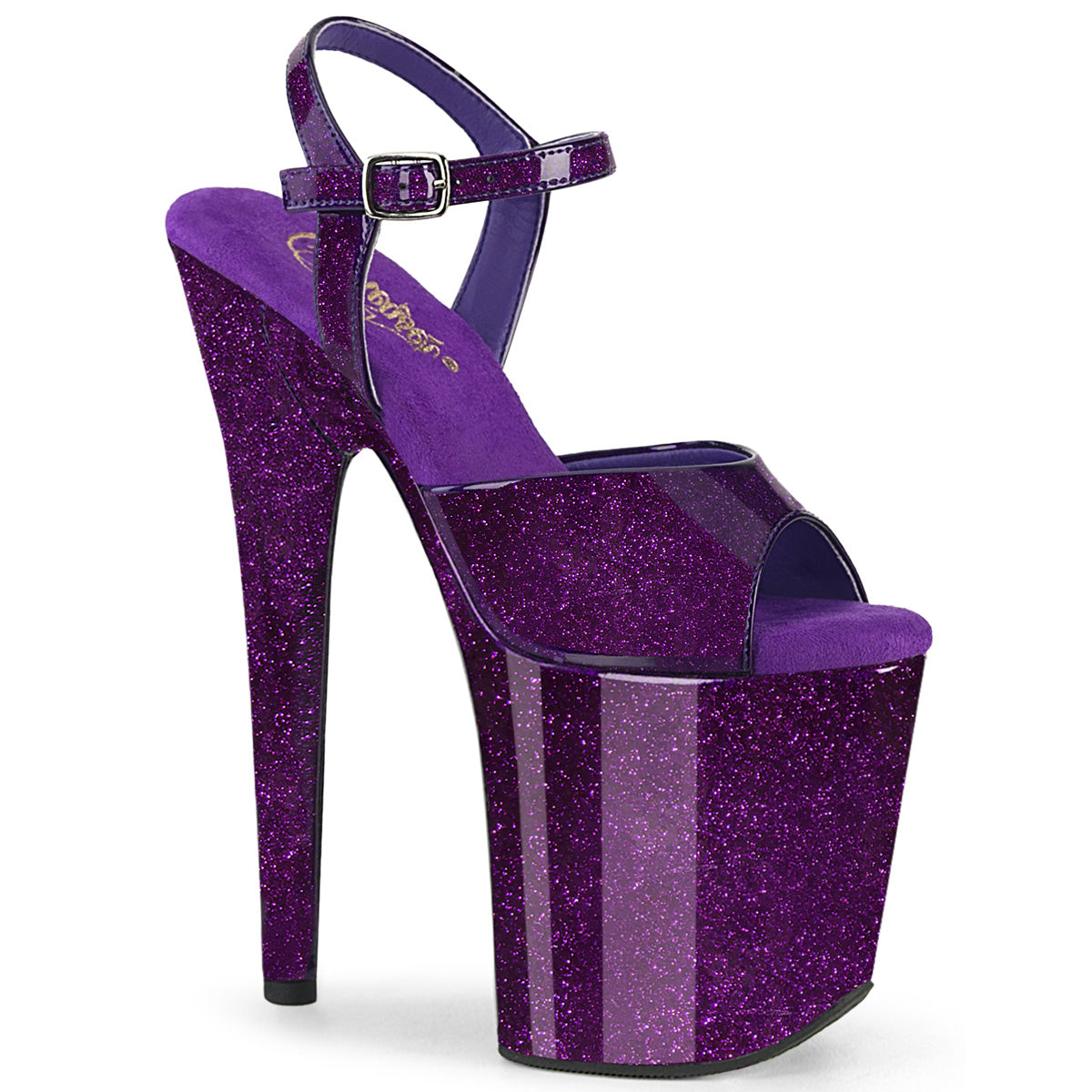 FLAMINGO-809GP  Purple Glitter Patent/M