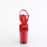FLAMINGO-809GP  Ruby Red Glitter Patent/M