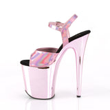 FLAMINGO-809HG  Baby Pink Hologram/Baby Pink Chrome