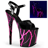 FLAMINGO-809NLB Black Hot Pink Neon