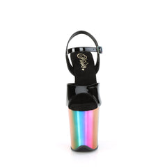 FLAMINGO-809RC  Black Patent/Rainbow Chrome