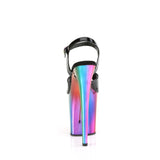 FLAMINGO-809RC  Black Patent/Rainbow Chrome