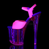 FLAMINGO-809UVT  Neon Hot Pink Patent/Hot Pink Tinted
