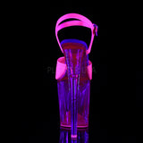 FLAMINGO-809UVT  Neon Hot Pink Patent/Hot Pink Tinted