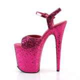 FLAMINGO-810LG  Hot Pink Glitter/Hot Pink Glitter