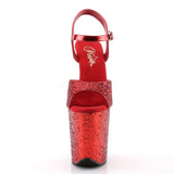 FLAMINGO-810LG  Red Glitter/Red Glitter