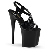 FLAMINGO-831  Black Patent/Black