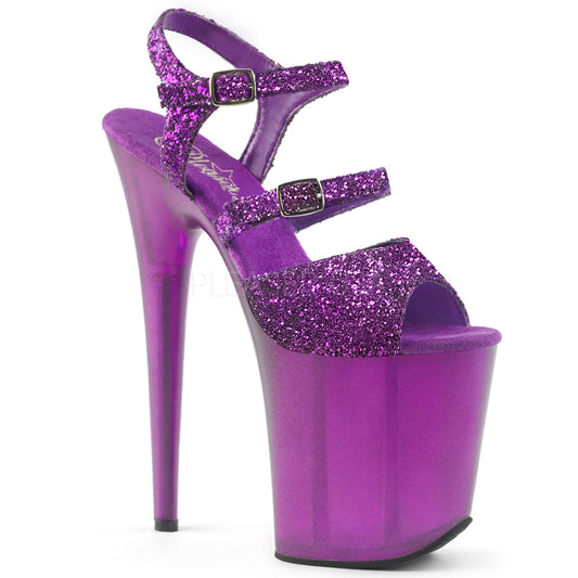 FLAMINGO-874  Purple Glitter/Frosted Purple