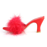 FLAPPER-01F  Red Pu-Fur