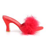 FLAPPER-01F  Red Pu-Fur