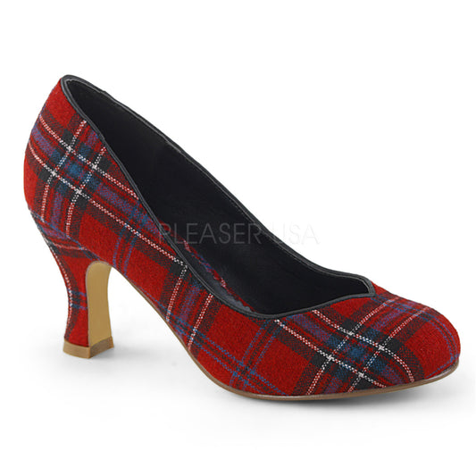 FLAPPER-40 Red Plaid Fabric