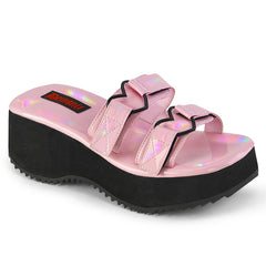 FLIP-12  Baby Pink Holo Patent