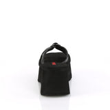 FUNN-15  Black Vegan Leather