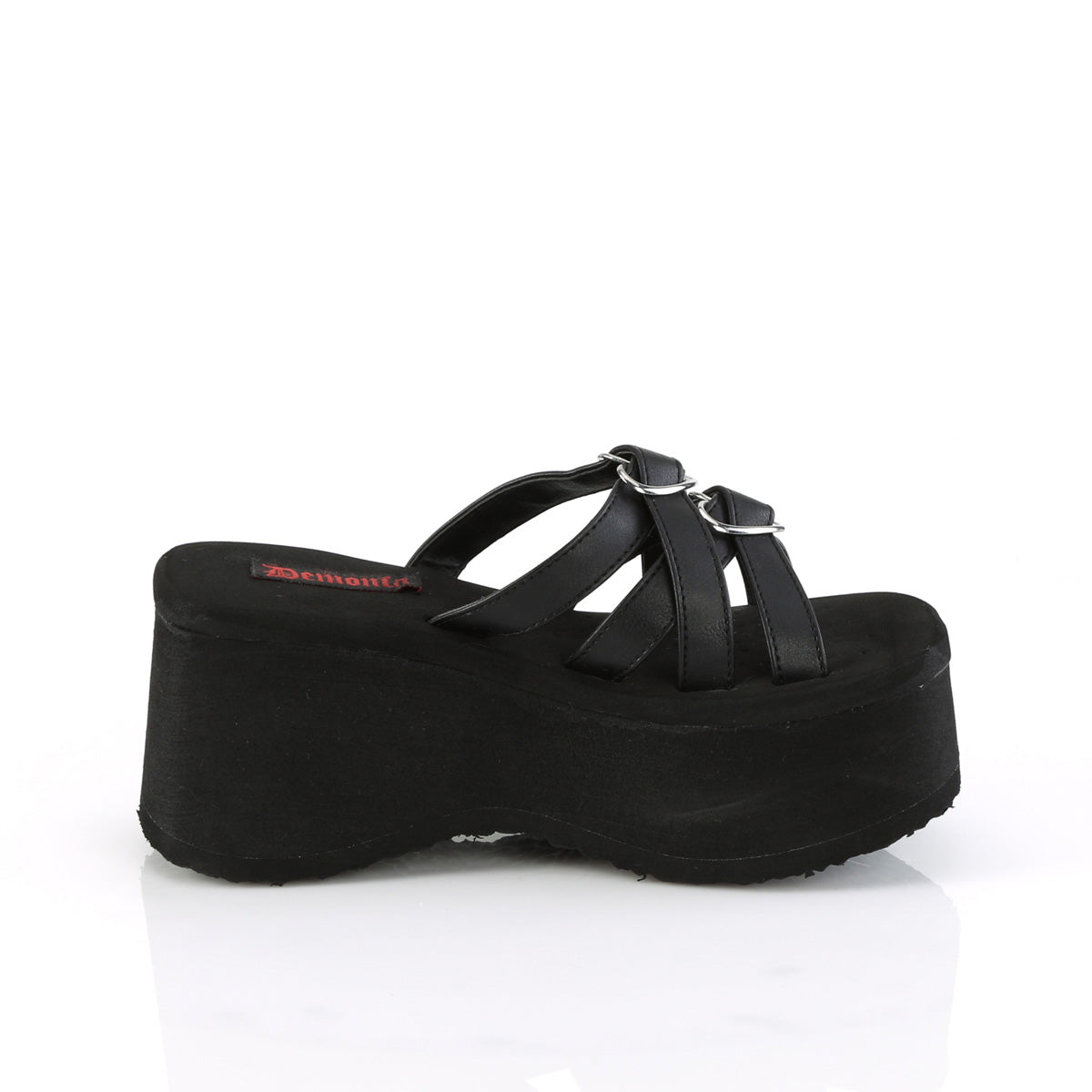 FUNN-15  Black Vegan Leather