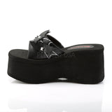 FUNN-30  Black Vegan Leather