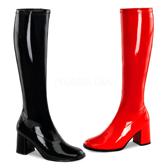 GOGO-300HQ  Black-Red Patent