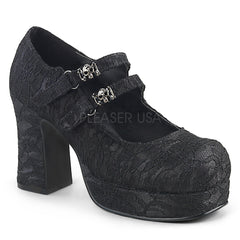 GOTHIKA-09  Black Satin-Lace