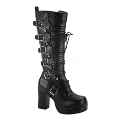 GOTHIKA-200  Black Vegan Leather