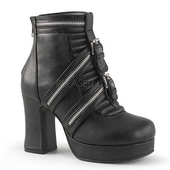 GOTHIKA-50  Black Vegan Leather