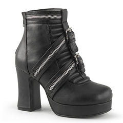 GOTHIKA-53  Black Vegan Leather