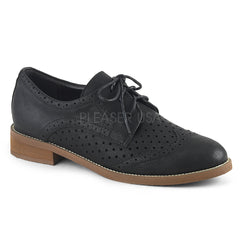 HEPBURN-26  Black Faux Leather